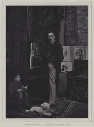 Der Maler der Kinder: Der französische Künstler Jean Geoffroy in seinem Atelier