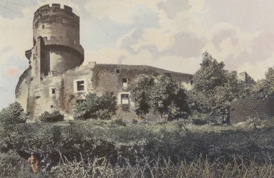 Volvic, Altes Schloss Tournoel, Gesamtansicht