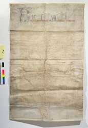 AE II 401 AB Gründungsurkunde der Königlichen Kapelle in Vincennes, gewidmet der Dreifaltigkeit, November 1379