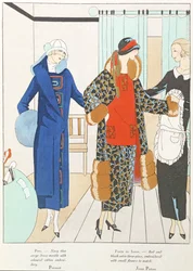 Einige hübsche Neuheiten aus Art-Gout-Beaute, Kostüme von Premet und Jean Patou, Oktober 1923