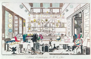 Eine Geometriestudie, nach Sebastien Le Clerc, 1717