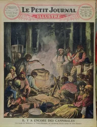 Eine Gruppe kannibalistischer Zigeuner in der Tschechoslowakei, aus Le Petit Journal, 1927