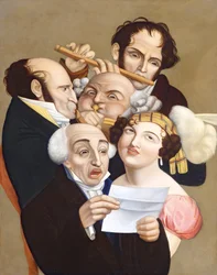 Eine Musikgruppe, ca. 1830