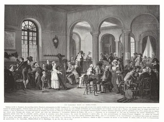 Ein Kabarett unter dem Direktorium, Französische Revolution, 1795-1799