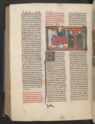 Eine Seite aus Vie des Saints