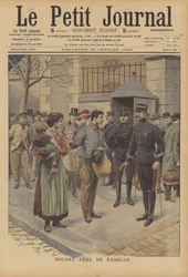 Ein Soldat und Familienoberhaupt