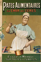 Werbung für Au Char de Ceres Pasta, ca. 1900