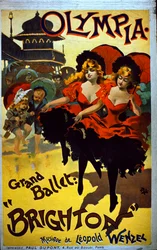 Werbung für Grand Ballet Produktion von Brighton im Olympia