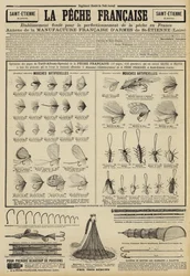 Werbung für Angelgeräte