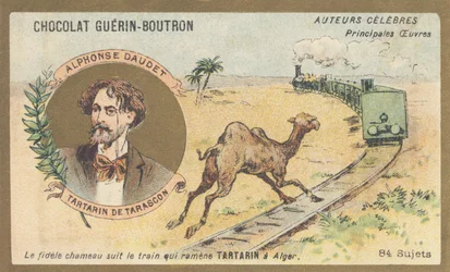 Alphonse Daudet (1840-1897), französischer Schriftsteller und Dramatiker, Autor von „Tartarin de Tarascon“ (1872)