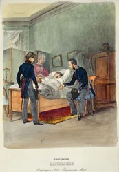 Ein Armeearzt im Königreich Sachsen, ca. 1840