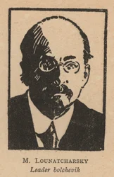 Anatoly Lunacharsky, russischer bolschewistischer Revolutionär