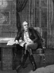 Antoine Marie Chamans, Comte de Lavalette, französischer Politiker und General - Antoine-Marie Chamans, Comte de Lavalette (1769-1830), Offizier, hoher französischer Beamter und Staatsrat - in „Geschichte des Reiches nach der Geschichte des Konsulats“ von 