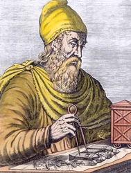 Archimedes (287-212 v. Chr.) (spätere Kolorierung)