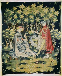 Arras-Wandteppich, Darbringung des Herzens (Wandteppich)