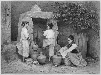 Am Brunnen, St. Jean d