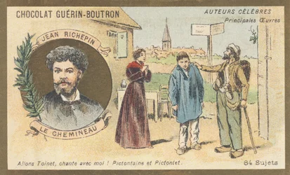 Auguste-Jules Richepin, genannt Jean Richepin (1849-1926), französischer Dichter, Romanautor und Dramatiker, Autor von „Le chemineau“, Drama in fünf Akten (1897)