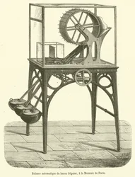 Automatische Waage von Baron Seguier in der Münze von Paris
