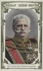 Baron Gera, ungarischer Minister