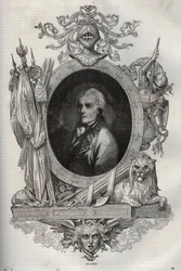 Baron Joseph Alvinczi (Alvinczy von Borberek) (1735-1810), österreichischer General - Neue Nationalenzyklopädie von Maurice La Charest - 1870