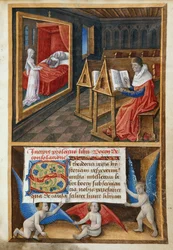 Boethius und die Philosophie, Illustration aus 