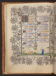 Stundenbuch, Add MS 32454 f.5v, Frankreich