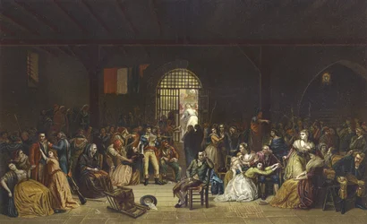 Aufruf für die letzten Opfer des Terrors im St. Lazare-Gefängnis, Französische Revolution, 1794