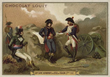 Kapitän Napoleon Bonaparte bei der Belagerung von Toulon, Französische Revolutionskriege, Dezember 1793