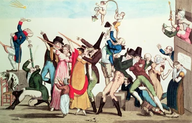 Karikatur des Kometen von 1811, ca. 1811