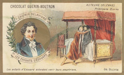 Casimir Delavigne (1793-1843), französischer Dichter und Dramatiker, Autor von „Les enfants d