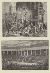 Hundertjahrfeier der Französischen Revolution (Gravur)