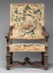Stuhl, Hersteller Savonnerie-Manufaktur, vor 1717