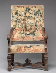 Stuhl, Hersteller Savonnerie-Manufaktur, vor 1717