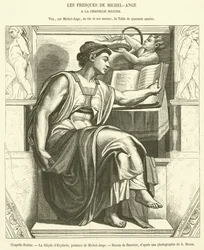 Sixtinische Kapelle, Die Sibylle von Erythräa (Stich)