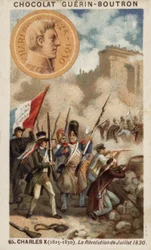 Karl X. von Frankreich und die Revolution von Juli 1830