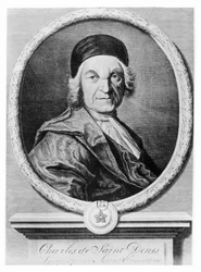 Charles de Saint-Évremond (Gravur)