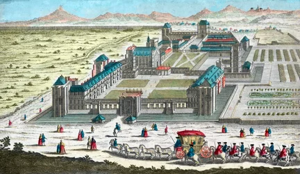 Schloss Vincennes bei Paris - im 18. Jahrhundert