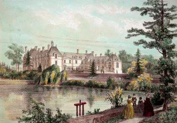 Schloss der Loire: Ansicht des Schlosses La Seilleraye in Carquefou