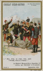 Chocolat Guerin-Boutron Sammelkarte, Historische Wörter Serie