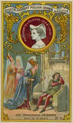 Chocolat Poulain Orange Sammelkarte