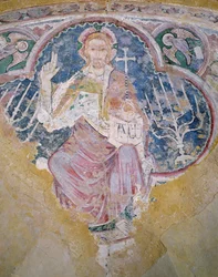Christus in Majestät, aus der Krypta