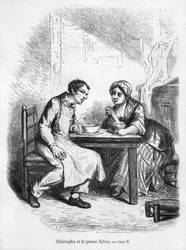 Christophe und die dicke Sylvie, Illustration aus 