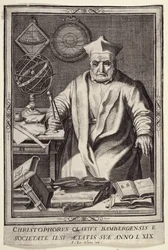 Christoph Clavius im Alter von 69 Jahren, veröffentlicht von Jean Le Clerc, ca. 1606-07
