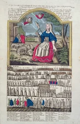 Chronologie und Darstellung der Prozession von St. Genevieve