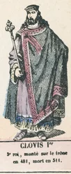 Chlodwig I., 5. König, bestieg den Thron 481, gestorben 511