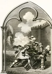 Kampf des Viscount de Turenne und des Chevalier d