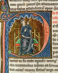 Berechnung des liturgischen Kalenders, aus Le Miroir de la Nature von Vincent de Beauvais