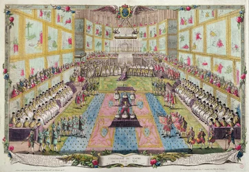 Krönung von Ludwig XVI. in der Kathedrale von Reims am 11. Juni 1775
