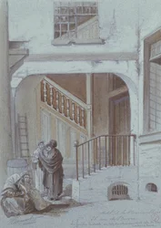 Hof und Labor der Marquise de Brinvilliers, 28 rue de Bievre, Paris