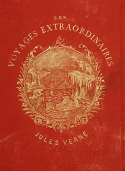 Cover der Sammlung „Les Voyages Extraordinary“ von Jules Verne. Ende des 19. Jahrhunderts